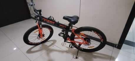 Manama, Bicycles, BHD 65,  Black And Orange Folding Gear Cycle