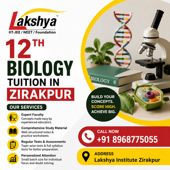 Chandigarh, Lessons Offered, Join The Best 12th Biology Tuition In Zirakpur Today
