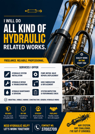 Manama, Job Seekers, Professional Hydraulic Services &ndash; Freelance Technician
