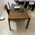 SAR 550,  Wooden Extendable Dining Table