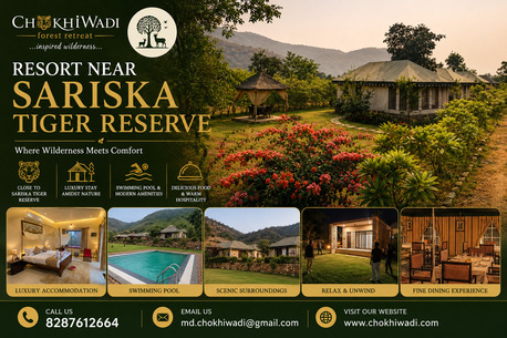 Jaipur, Travel, Book A Resort Near Sariska Tiger Reserve For Your Next Escape