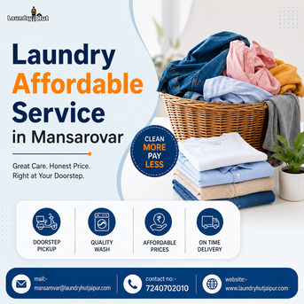 Jaipur, Cleaning, Professional Laundry Service In Mansarovar At Budget-Friendly Rates