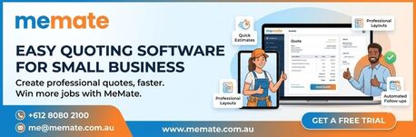 Sydney, Software Development, Quoting Software For Small Business | Faster Quotes & Better Job Management | MeMate