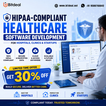 Dubai, Business, HIPAA-Compliant Healthcare Software Development For Hospitals, Clinics & Startups &ndash; Get 30