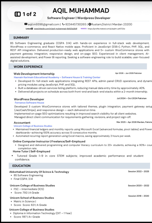 Riyadh, Job Seekers, Software Engineer | Data Entry Operator | Computer Teacher | IT Support