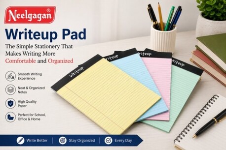 Mumbai, Materials, INR 100,  Writeup Pad For Smooth And Organized Writing | Neelgagan