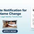 Gazette For Name Change Process Services - Apply Now