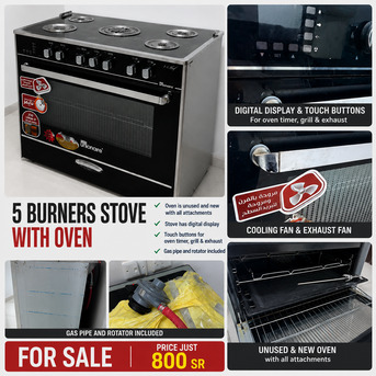Madinah, Household Items, SAR 800,  LG Refrigerator 5burner Stove Digital 3seater Leather Sofa