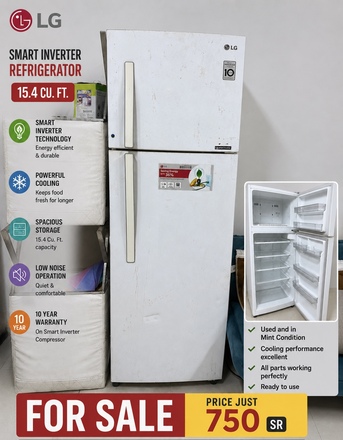 Madinah, Household Items, SAR 800,  LG Refrigerator 5burner Stove Digital 3seater Leather Sofa