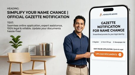 Laxmi Nagar, Legal, Professional Gazette Notification Services For Name Change