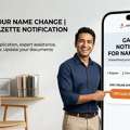 Professional Gazette Notification Services For Name Change