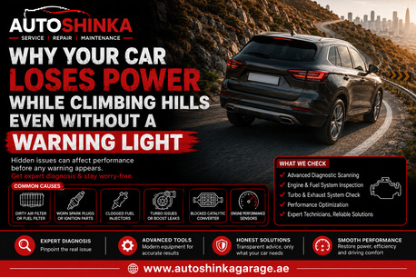 Dubai, Automotive, Why Your Car Loses Power While Climbing Hills Even Without A Warning Light