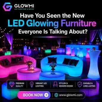 Toronto, Furniture, CAD 2850,  Have You Seen The New LED Glowing Furniture Everyone Is Talking About?