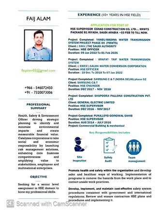 Jubail, Job Seekers, Safety Supervisor