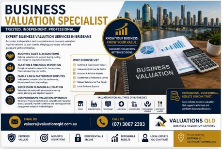 Brisbane, Real Estate, Business Valuation Specialist &ndash; Independent Business Valuation Services In Brisbane