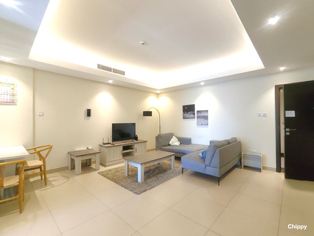 Busaiteen, Apartments, Flats, Houses & Villas, BHD 350,  1 BR,  ✨ Fully Furnished Studio Apartment For Rent | Pool & Gym | Busaiteen Near RCSI