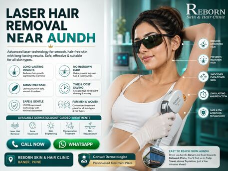 Pune, Health, Full Body Laser Hair Removal Near Aundh | Smooth, Hair-Free Skin For Men & Women
