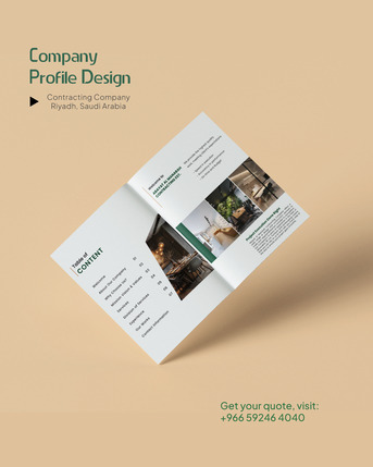 Jeddah, Graphic Design, Premium Company Profile Design