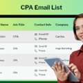 Find Accurate CPA Email List For Canada Marketing