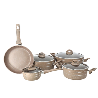 Jubail, Household Items, SAR 199,  Brand New Royalford 9-Piece Granite Non-Stick Cookware Set
