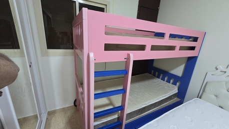 Al Sulaymaniyyah, Furniture, SAR 850,  Wooden Kids Bunker Bed