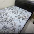 SAR 700,  Neat Double Bed With Mattress & 4 Door Almarah