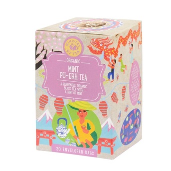 London, Food, Cool Down With Organic Mint Pu-Erh Tea
