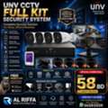BHD 58,  New CCTV System Full Kit 4 Channel DVR & 4 Cameras 4 X 20m Cables 1TB HDD 19