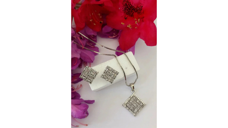 New York, Business, Top Pendant Sets For Women | Elegant Silver Jewellery Sets &ndash; Realm Royal