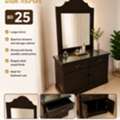 BHD 25,  Dressing Table With Mirror And Storage