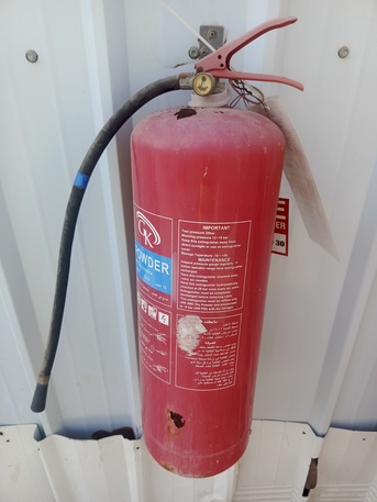 Jeddah, Materials, SAR 20,  Old Fire Extinguisher Powder