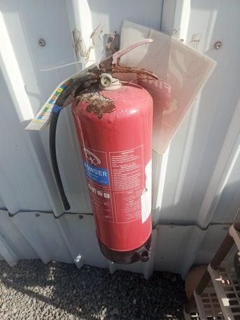 Jeddah, Materials, SAR 20,  Old Fire Extinguisher Powder