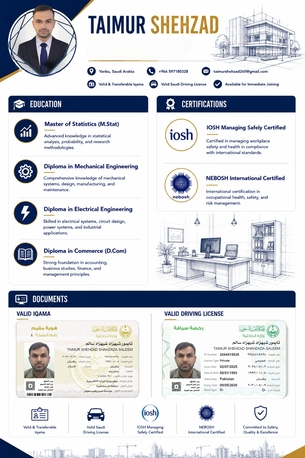 Yanbu, Job Seekers, PROJECT COORDINATOR | AVAILABLE FOR IMMEDIATE JOINING
