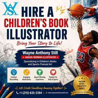 New York, Books, USD 80,  Hire A Children&rsquo;s Book Illustrator | Wayne Anthony Still
