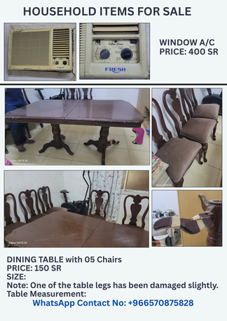 Riyadh, Household Items, SAR 100,  Household Items For Sale