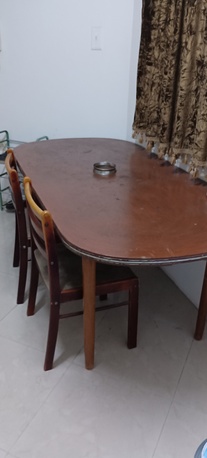 Al Khobar Al Shamalia, Furniture, SAR 60,  Wooden Dinning Table For Sale