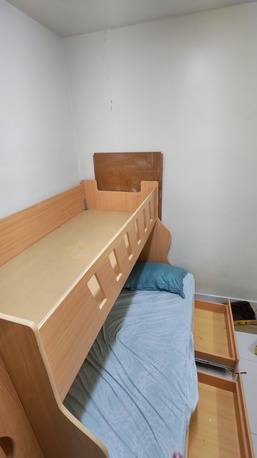 Khobar, Furniture, SAR 1000,  Twin Over Full Bunk Bed + Mattress For The Full Bed
