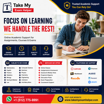 New York, Education, Online Tutoring & Exam Preparation Services | Take My Exam Helper