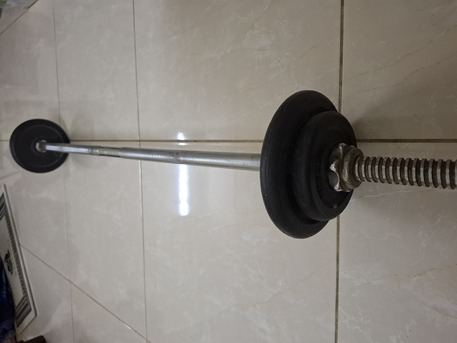 Salmaniya, Health & Beauty Items, BHD 1,  Barbell With Rod 5+2.5 Kg ×2