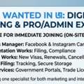 Looking For Job Digital Marketing Meta Ads Documentation Works Pro Visa And Everything