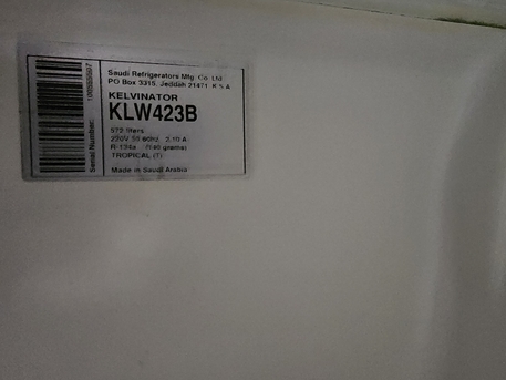Dammam, Appliances, SAR 400,  Kelvinator 572 Liter Fridge Refrigerator