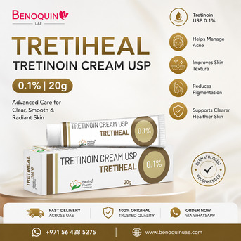 Dubai, Items Wanted, Tretinoin Cream USP Tretin 0.05 Cream &ndash; Targeted Acne Treatment & Skin Renewal Formula