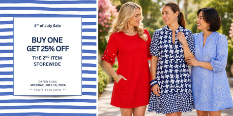 New York, Fashion & Design, 4th Of July Sale Starts Soon &ndash; Buy 1, Get 25% Off The 2nd Storewide!
