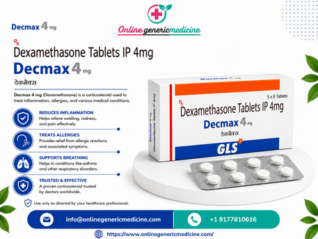 New York, Health, Decmax (Dexamethasone Tablet) For Inflammation & Allergic Conditions