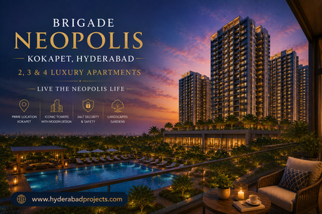 Hyderabad, Real Estate For Sale, INR 9000000,  Brigade Neopolis Kokapet Hyderabad &ndash; Embrace Luxury Living In A Prime Destination
