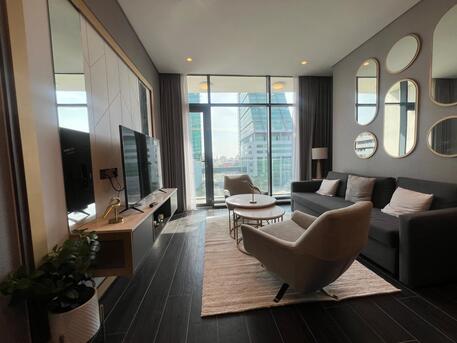 Manama, Apartments, Flats, Houses & Villas, BHD 550/month,  Furnished,  1 BR,  Luxury  Apartment For Rent  Financial Harbour