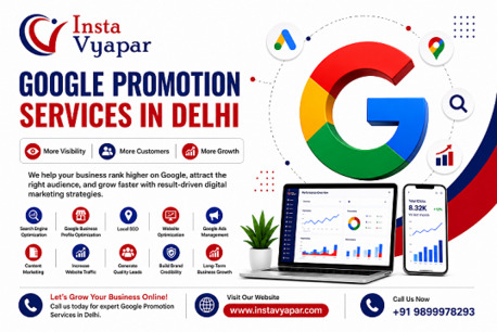New Delhi, Marketing, How Does Insta Vyapar Help Your Business Rank Higher With Google Promotion Services In Del