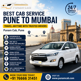 Pune, Travel, Best Cab Service Pune To Mumbai: Travel Anytime With Trusted Drivers