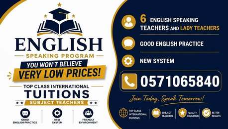 Jeddah, Lessons Offered, 6 English Teachers And Lady Teachers For Teaching