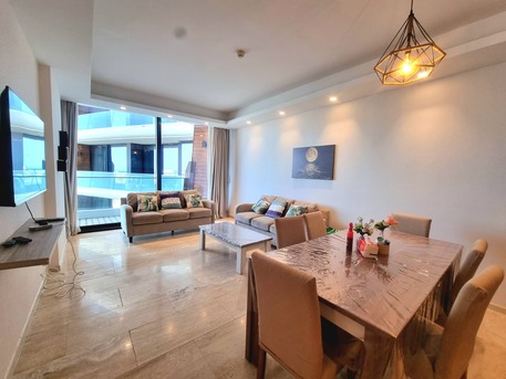 Amwaj Islands, Apartments, Flats, Houses & Villas, BHD 450/month,  Furnished,  2 BR,  125 Sq. Meter,  Great Deal- Beautiful 2 BR FF Apartment With Big Balcony Dilmunia Island
